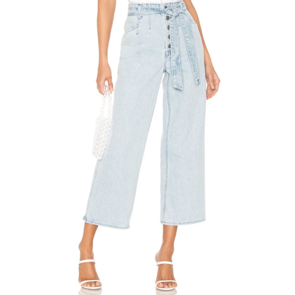 GRLFRND Light Blue Denim Jeans NWT